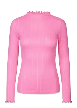 Issy t-neck - Cosmos Pink