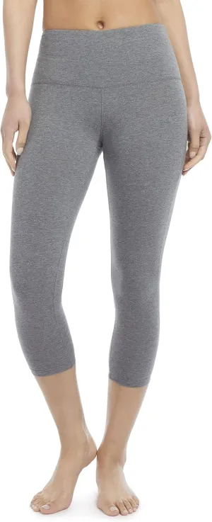 Jockey Women's Cotton Stretch Basic Capri Leggings