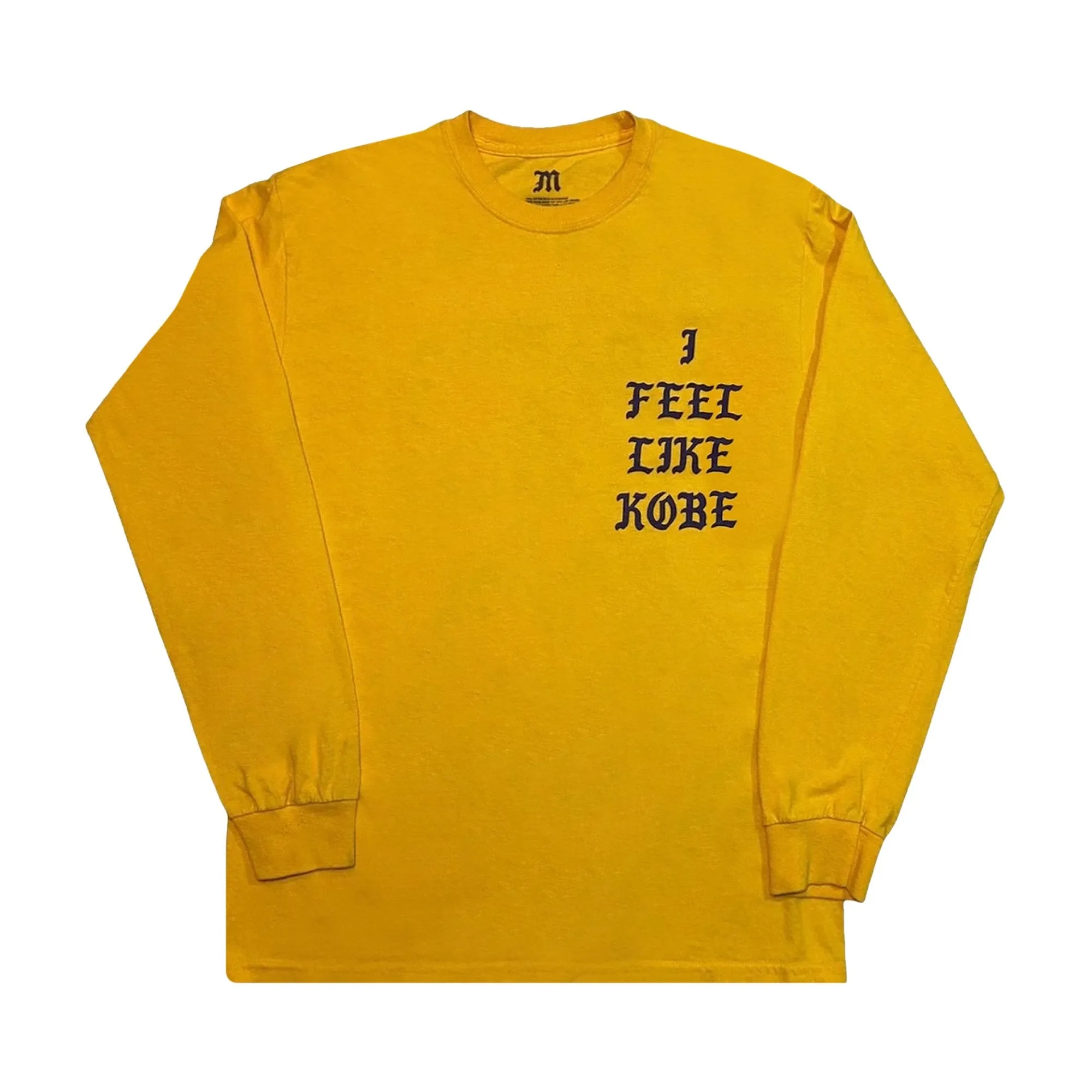 Kanye West I Feel Like Kobe/Pablo Mamba Day Yellow T-Shirt