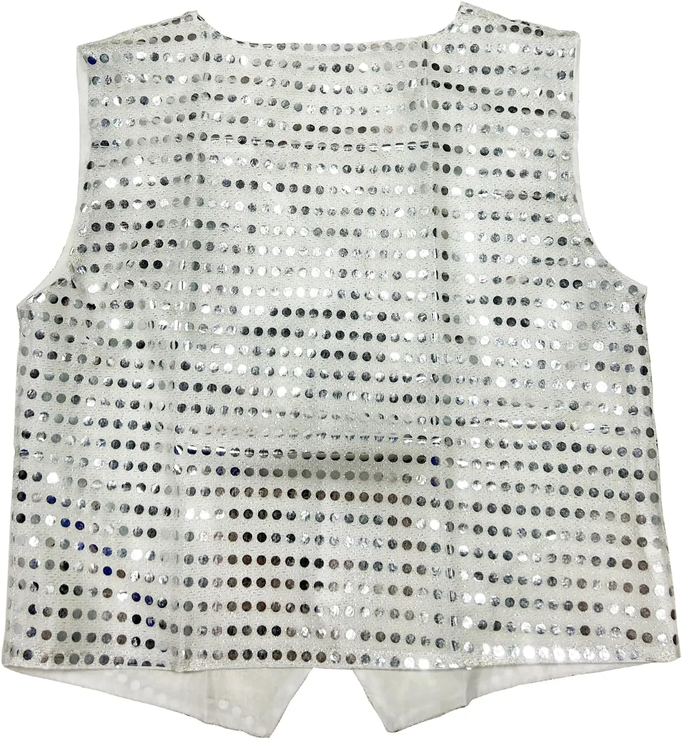 Kids Boys Girls Sequined Dance Hip Hop Performance Party Costume Vests Jacket Waistcoat