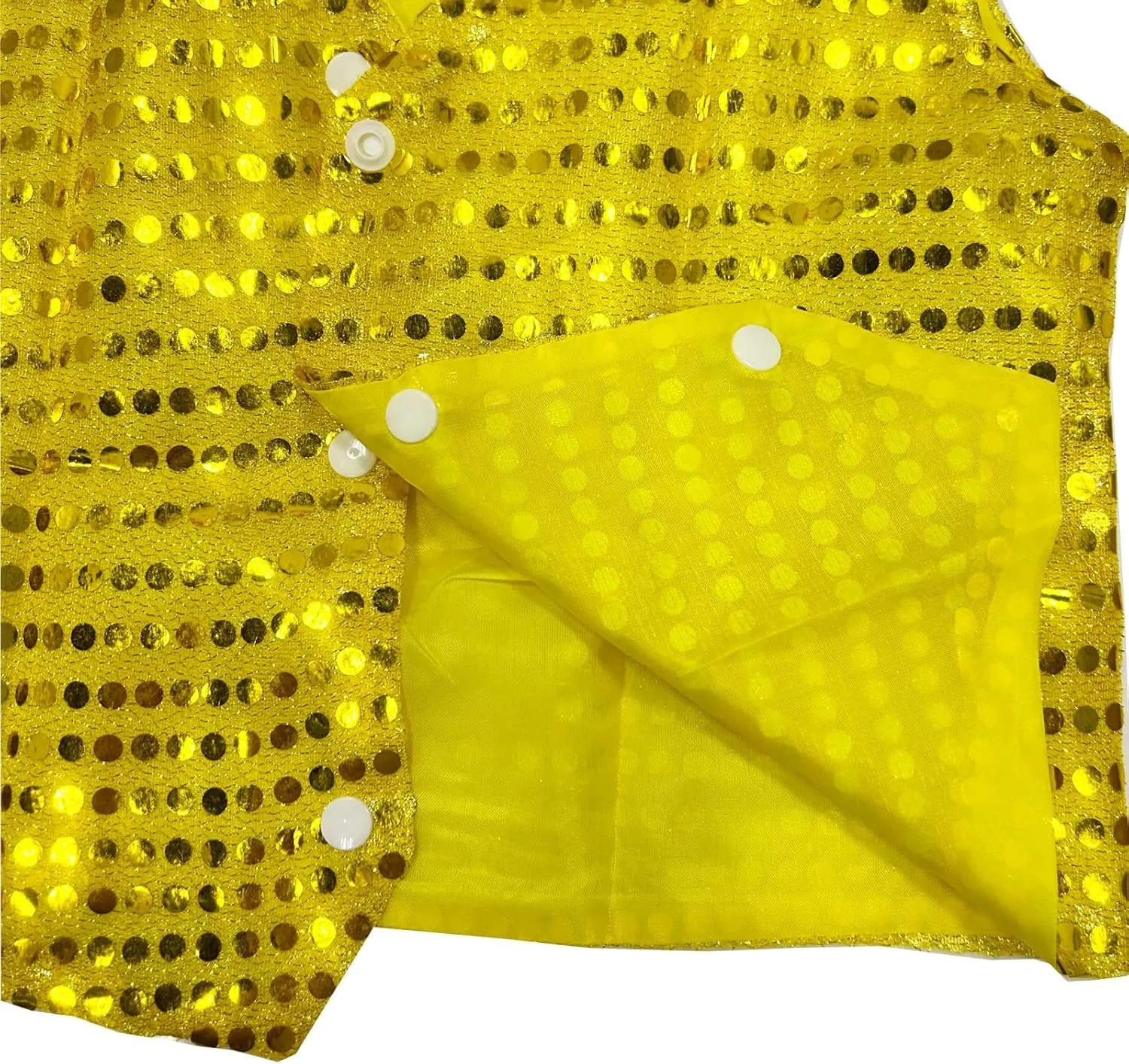 Kids Boys Girls Sequined Dance Hip Hop Performance Party Costume Vests Jacket Waistcoat