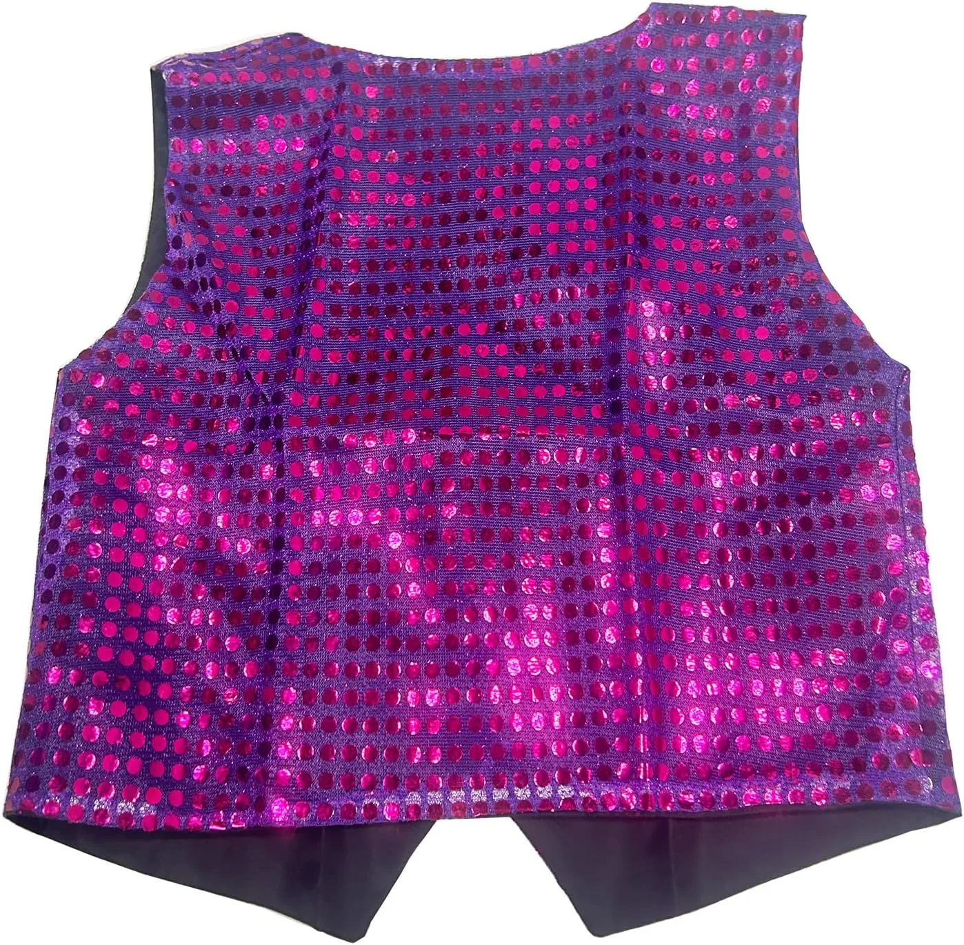 Kids Boys Girls Sequined Dance Hip Hop Performance Party Costume Vests Jacket Waistcoat
