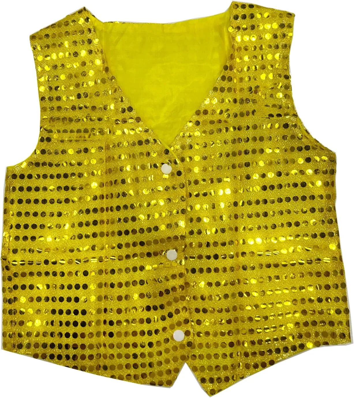 Kids Boys Girls Sequined Dance Hip Hop Performance Party Costume Vests Jacket Waistcoat