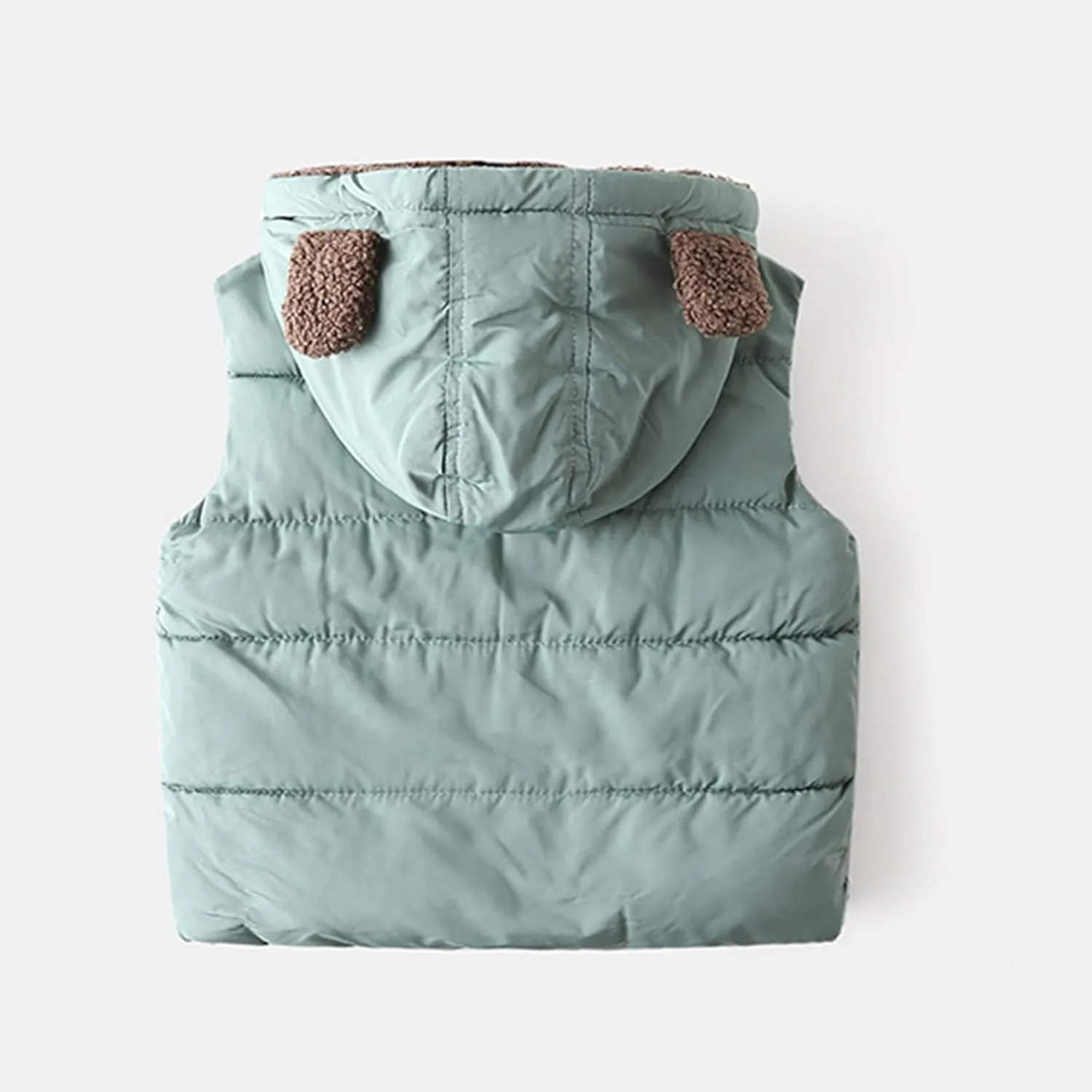 Kids Padded Coat Kids Toddler Baby Girls Boys Autumn Winter Warm Thick Ear Cotton Hooded Long Sleeve Youth Winter Coat