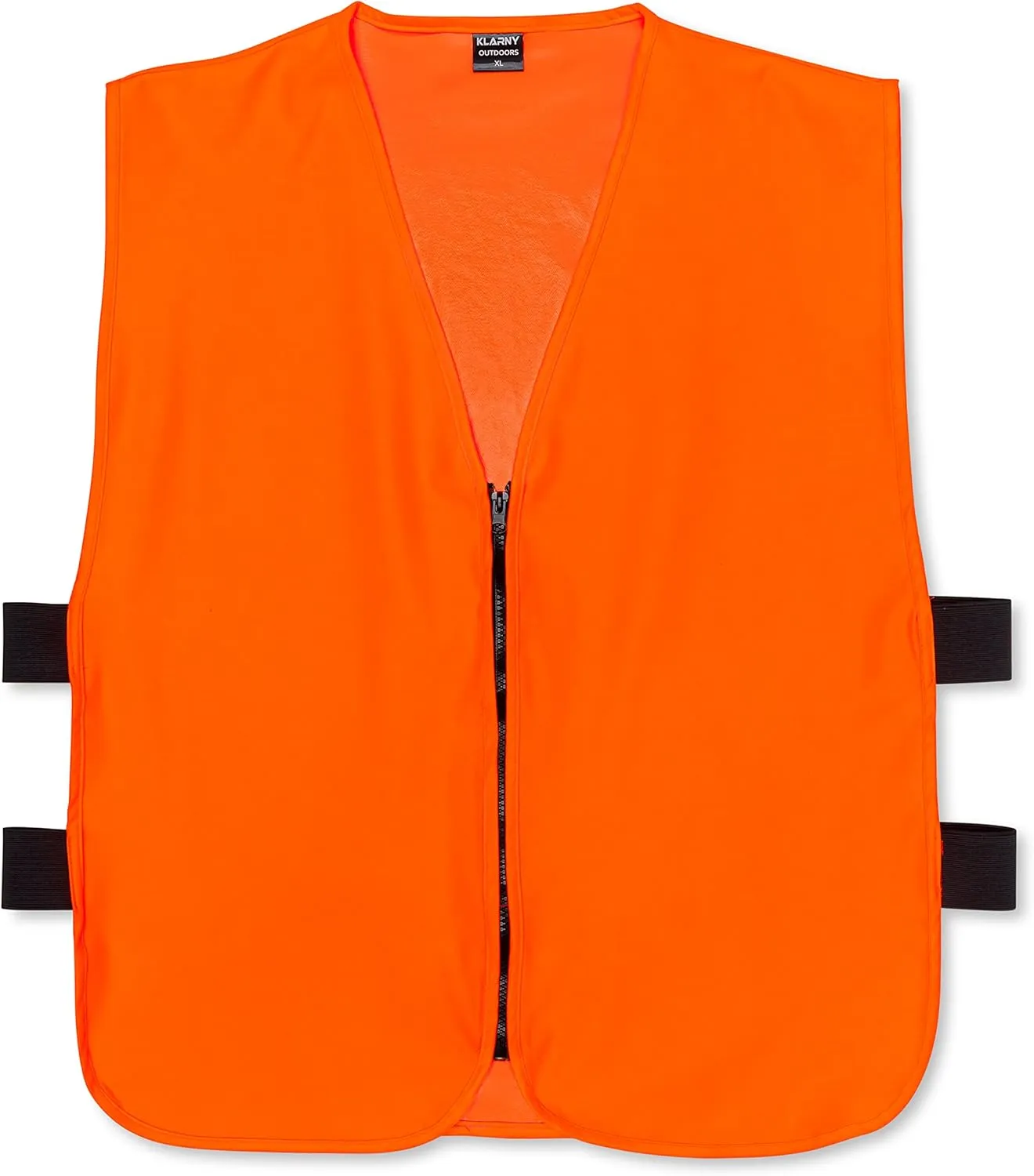 Klarny Orange Safety Vest, High-Visibility, Waterproof Deer and Bow Hunting Gear, Quiet Hunter Vests and Hunting Accessories