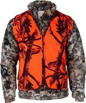 Klarny Orange Safety Vest, High-Visibility, Waterproof Deer and Bow Hunting Gear, Quiet Hunter Vests and Hunting Accessories