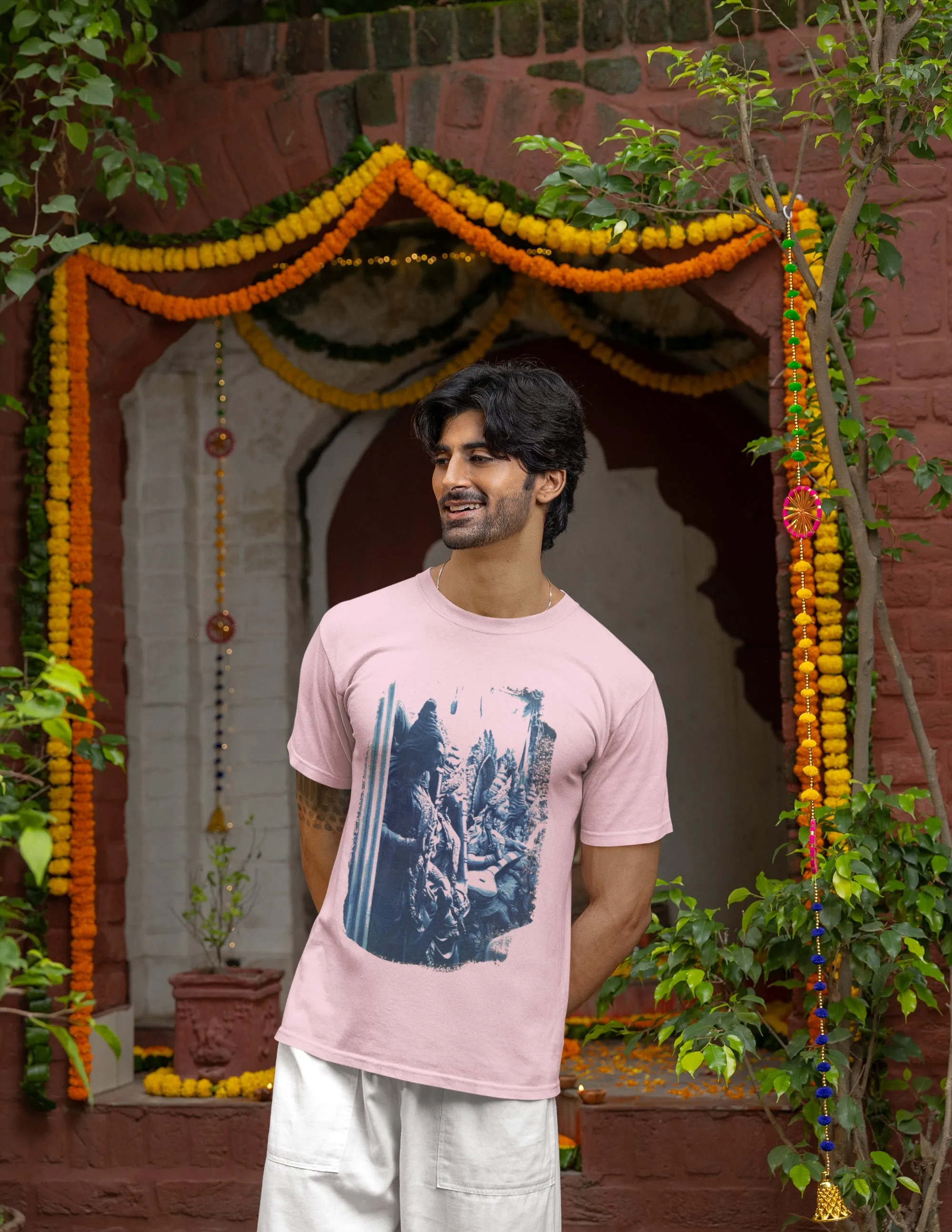 Kumortuli Devi Idols T-shirt For Men