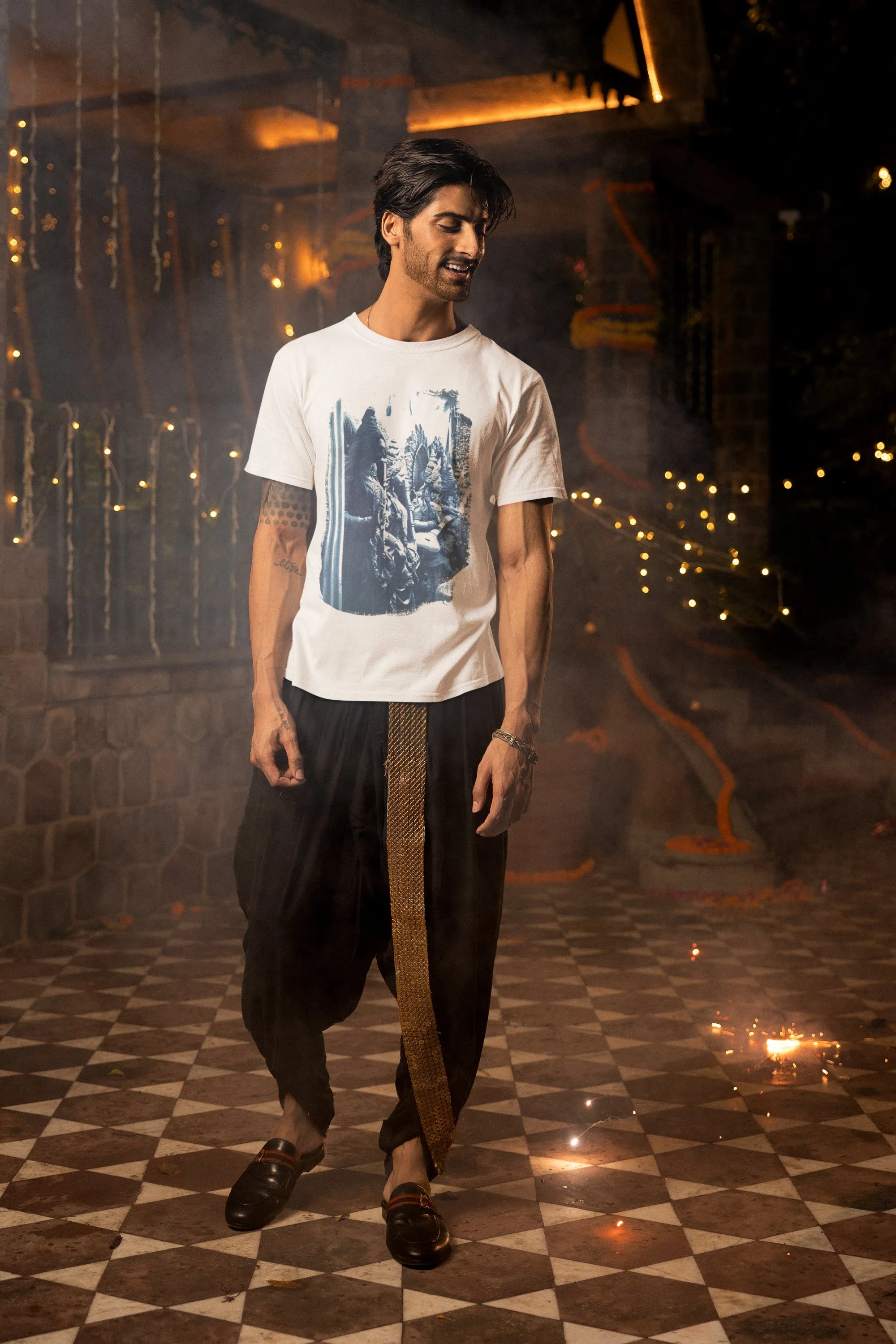 Kumortuli Devi Idols T-shirt For Men