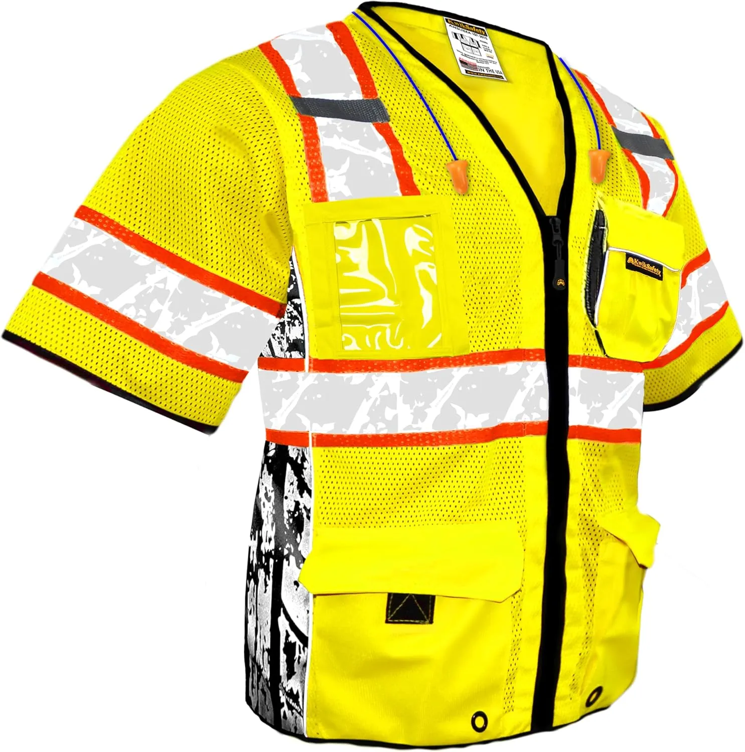 KwikSafety - Charlotte, NC - EXECUTIVE HIGHWAYBOSS Premium Safety Vest [LIMITED EDITION] Class 3 ANSI Tested OSHA Compliant