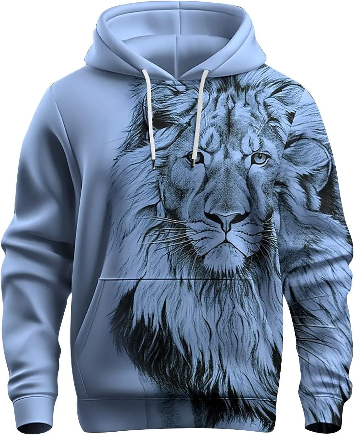 LCMTWX Mens Sweatshirts Hoodies Vintage Long Sleeve Hoodie Half Zipper Hooded Sweatshirt Top Workwear Multi Pocket Outdoor