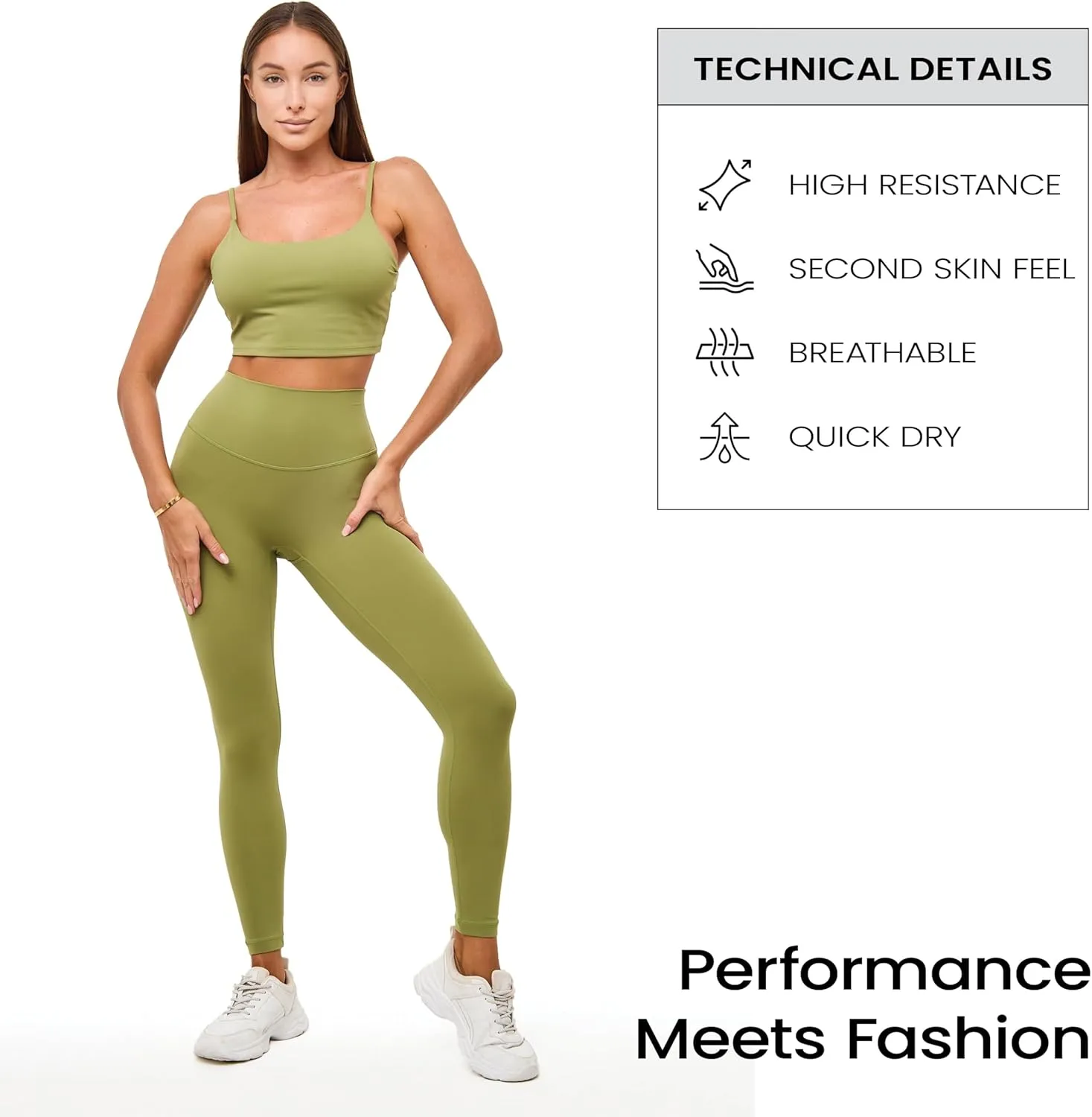 Leggings for Women  High-Waist Tummy Control, Buttery Soft Yoga Pants, 4-Way Stretch, Squat Proof, Workout & Lounge Leggings