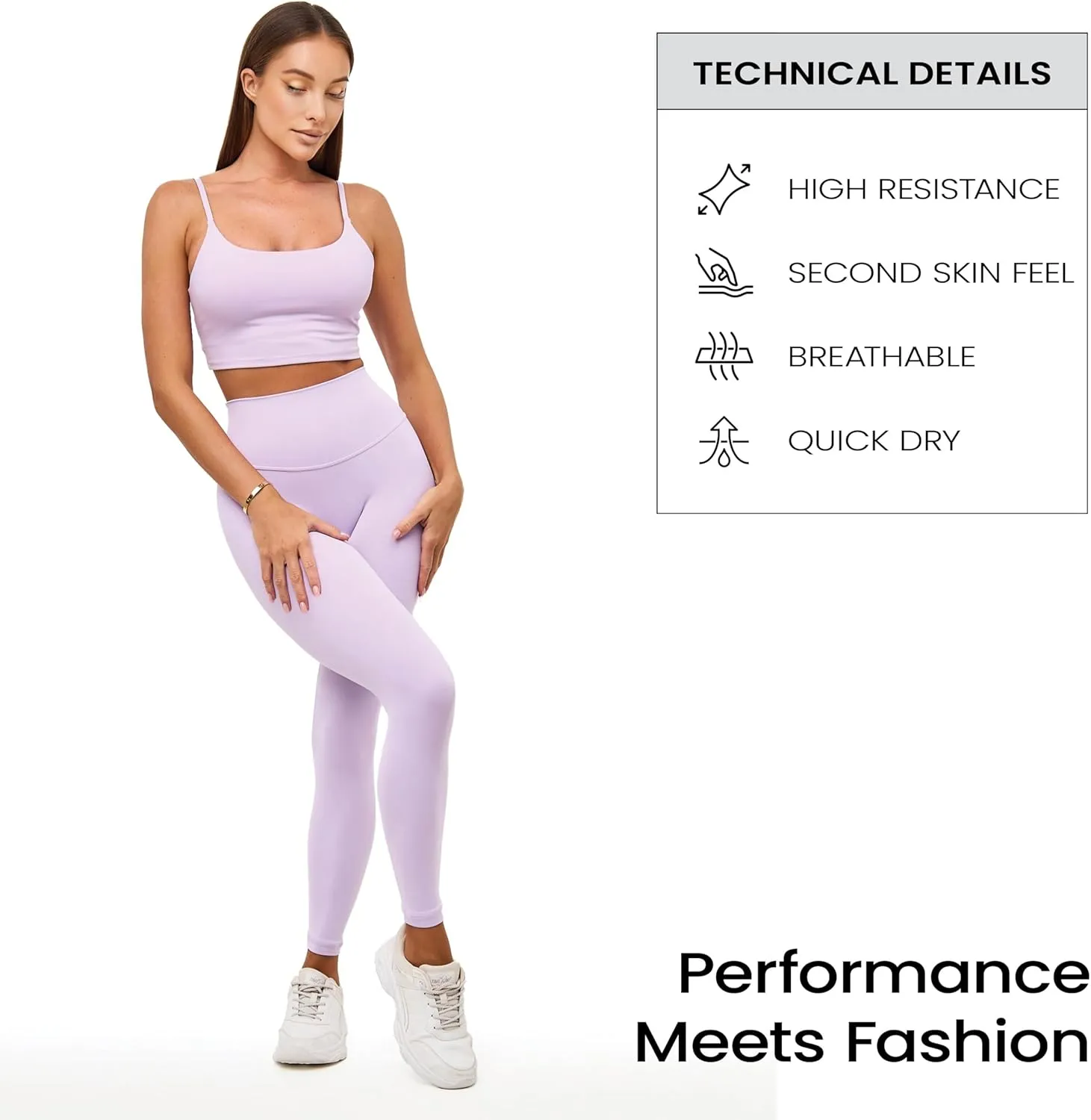 Leggings for Women  High-Waist Tummy Control, Buttery Soft Yoga Pants, 4-Way Stretch, Squat Proof, Workout & Lounge Leggings