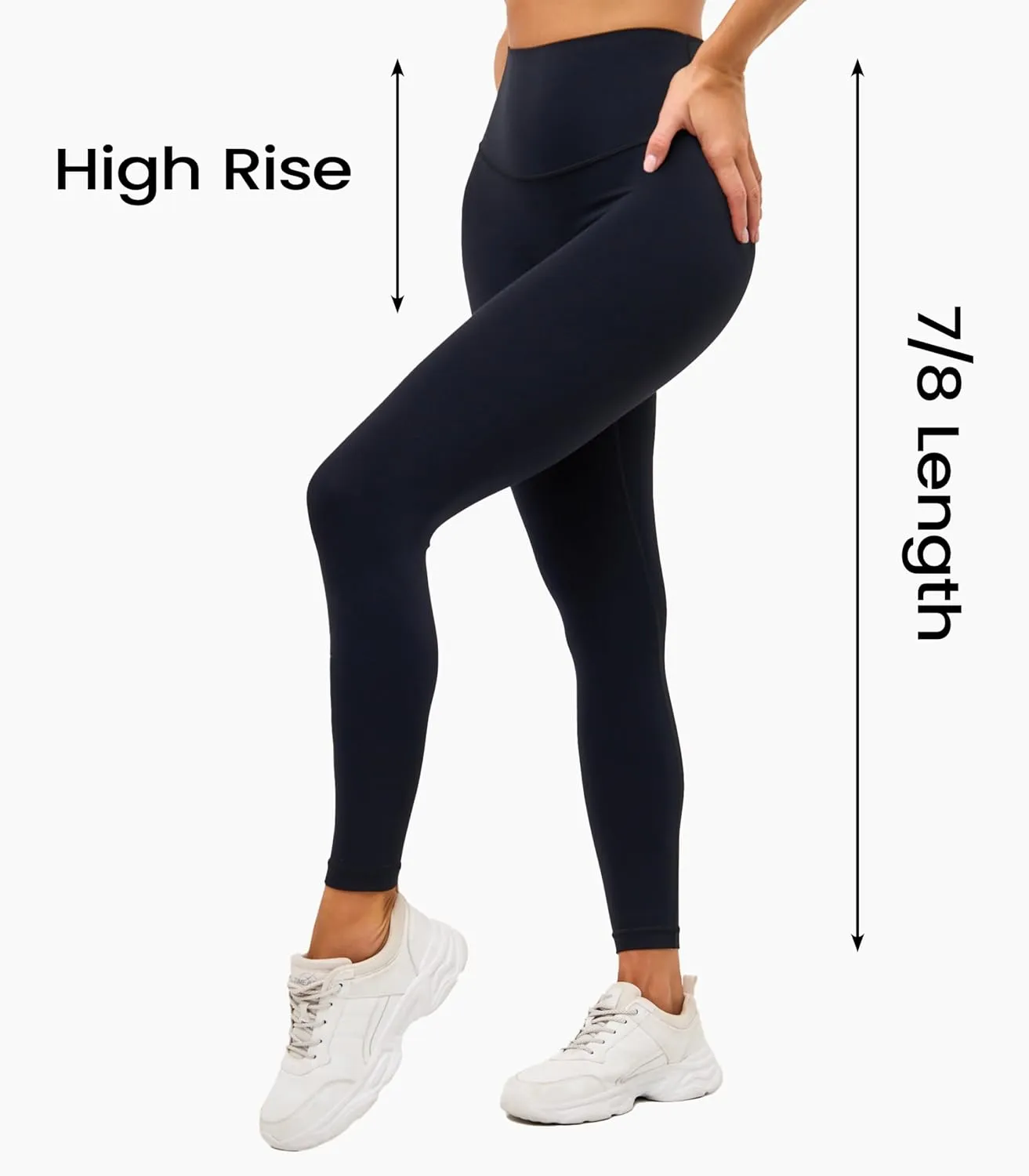 Leggings for Women  High-Waist Tummy Control, Buttery Soft Yoga Pants, 4-Way Stretch, Squat Proof, Workout & Lounge Leggings