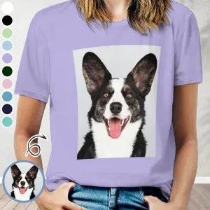 [Limited Time Offer] Custom Photo Classic Women's T-shirt with Personalized Pictures Women's All Over Print T-shirt (S-6XL)(10 Colors)