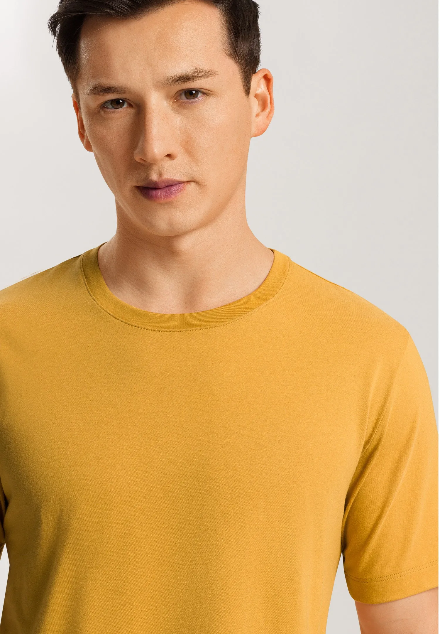 Living Shirts Cotton Crew Neck T-Shirt | Amber 75050-2268