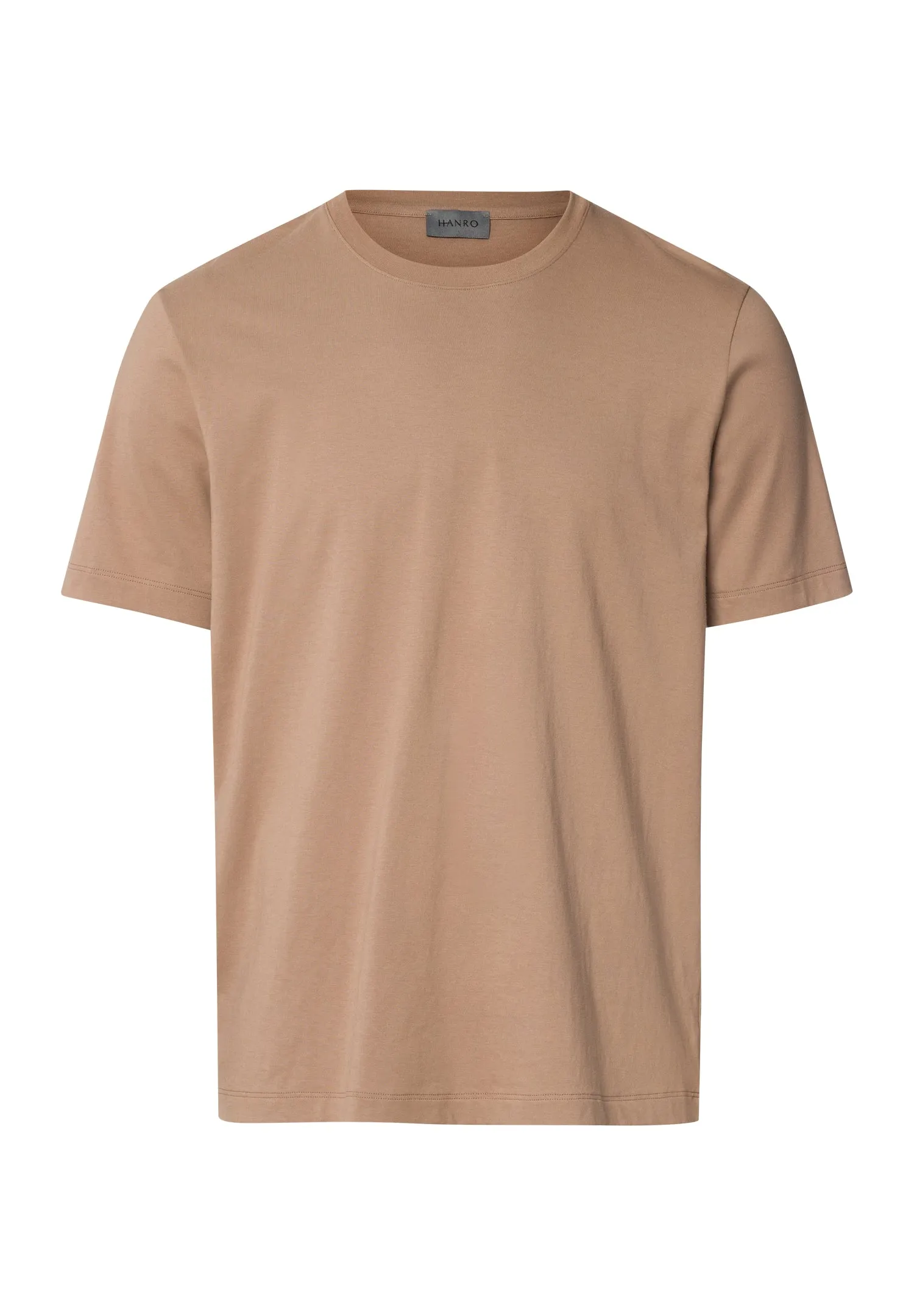 Living Shirts Cotton Crew Neck T-Shirt | Portabella Beige 75050-2823