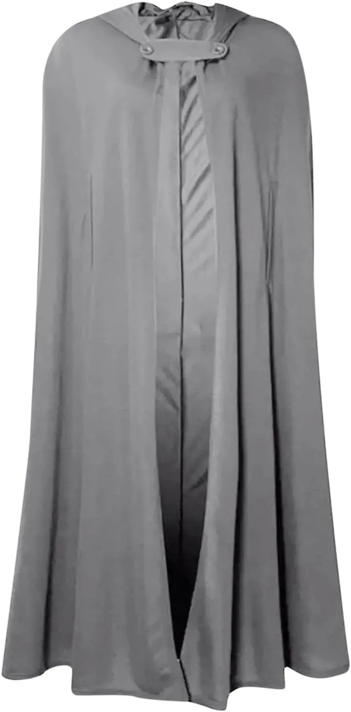 Long Hooded Cloak for Women Winter Jackets Wool Blend Pea Coats Split Fork Outerwear Long Poncho Cape Coat