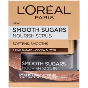 L'Oreal Smooth Sugars Nourish Scrub 50ml, Cocoa Butter   3 Fine Sugars