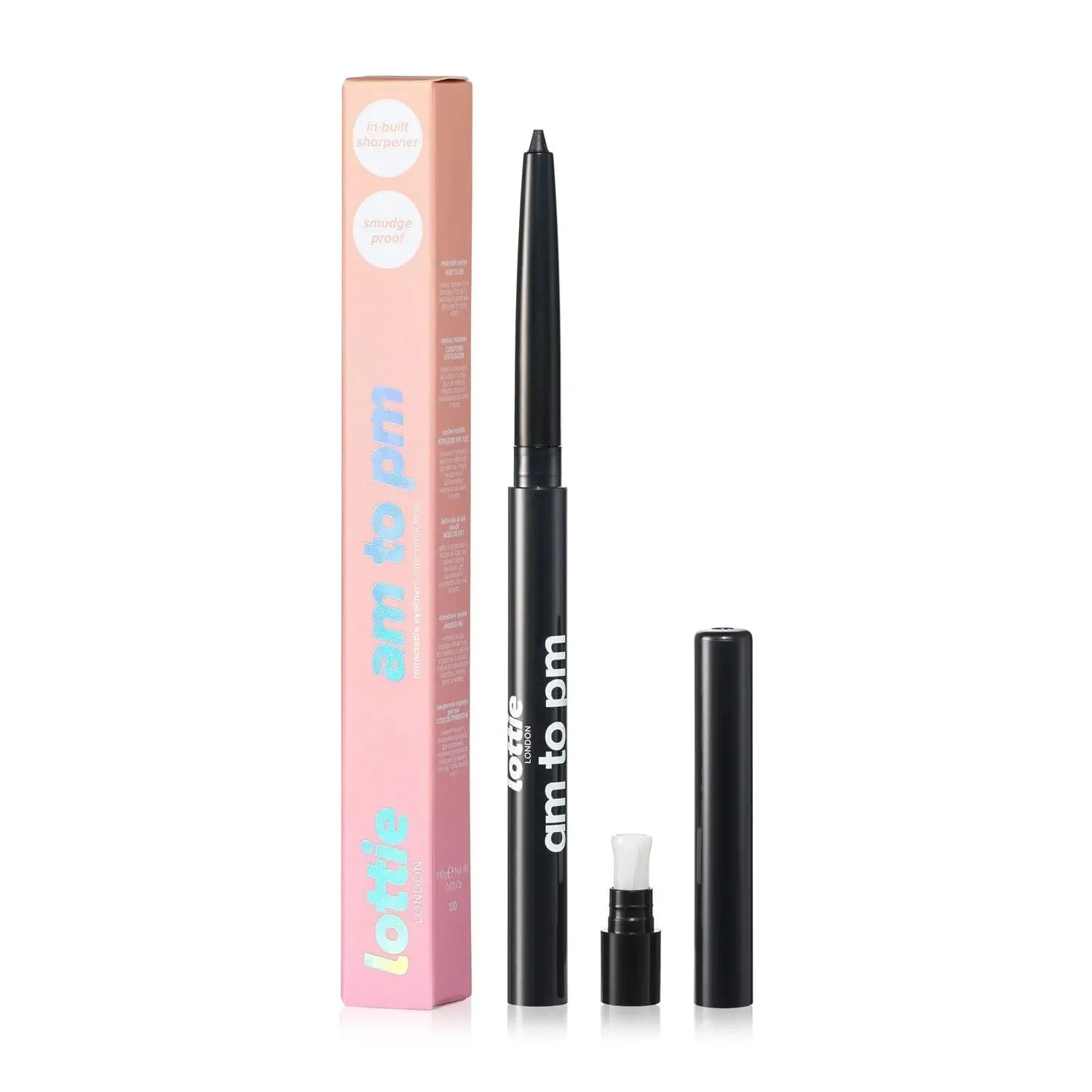 Lottie London- AM to PM Black retractable eyeliner لوتي - ايلاينر اسود
