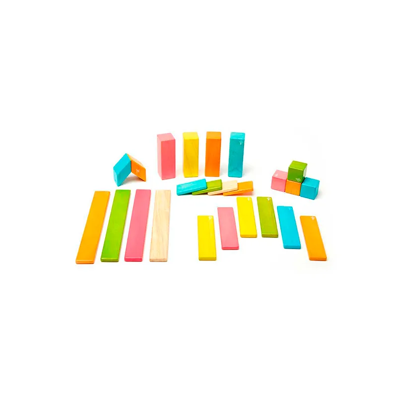 Magnetic Block Set 24 Pc Set - Tints by Tegu