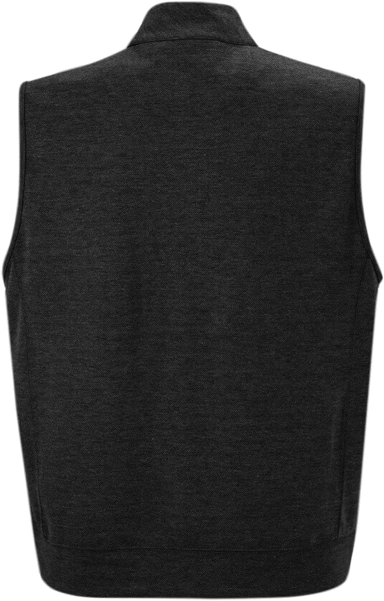 Makkrom Mens Quarter Zip Sleeveless Golf Vest Pullover Stand Collar Casual Vests Outerwear