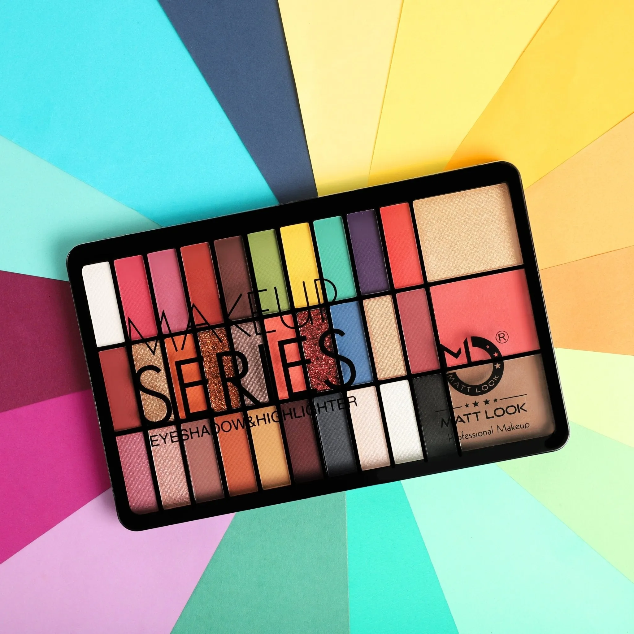 MATTLOOK Makeup Series Eyeshadow & Highlighter Palette