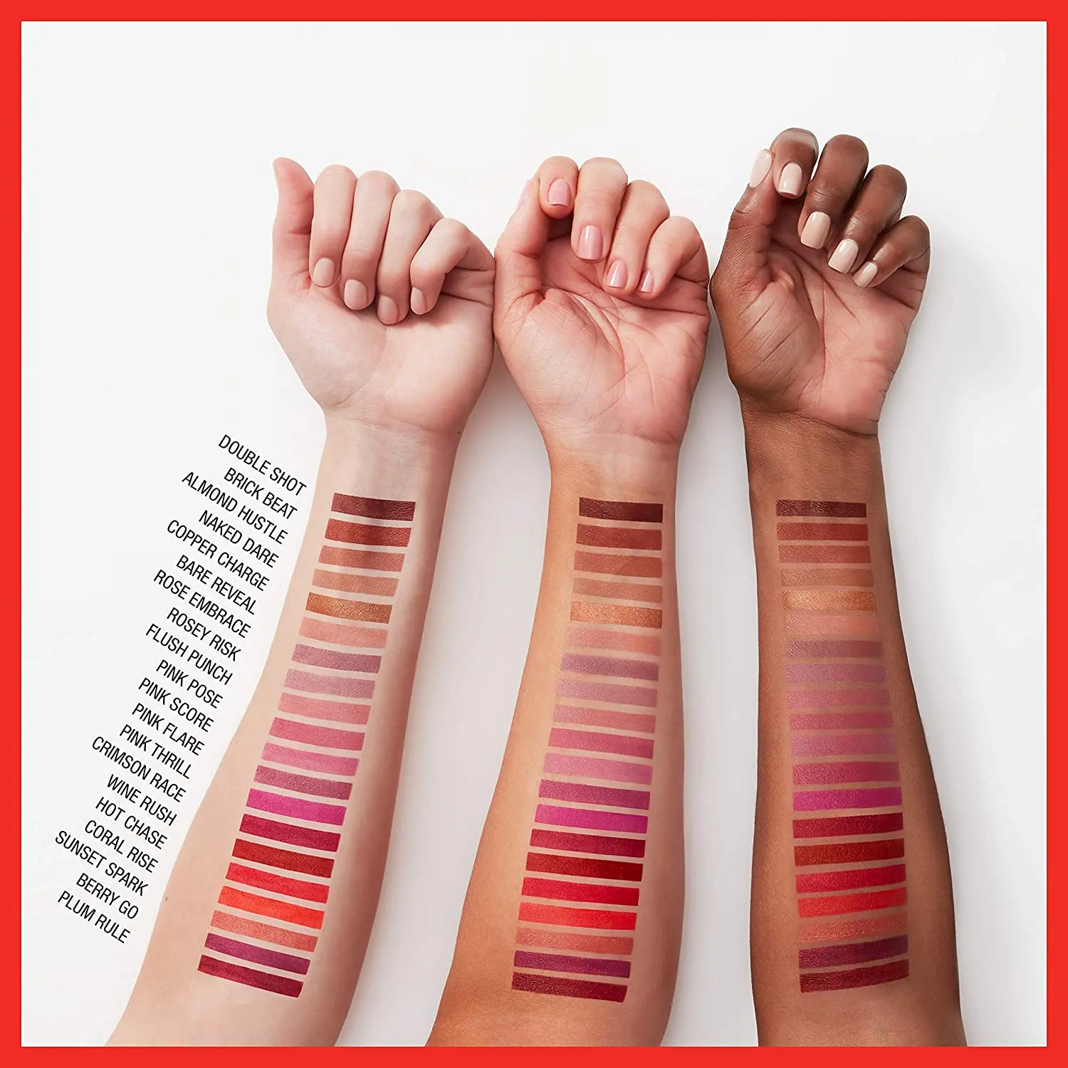 Maybelline Color Sensational Lipstick, Lip Makeup, Cream Finish, Hydrating Lipstick, Nude, Pink, Red, Plum Lip Color, Berry Go, 0.15 oz; (Packaging May Vary)