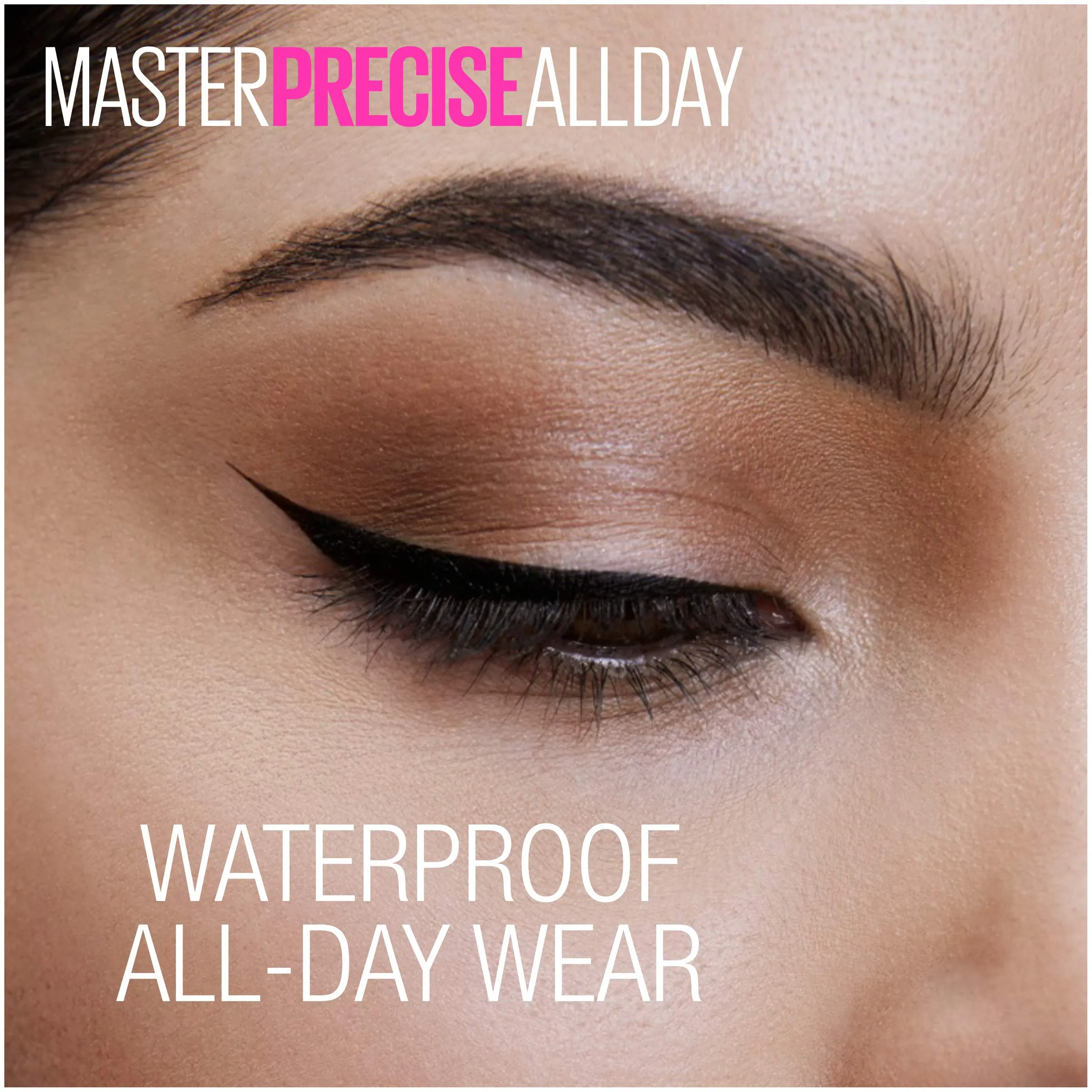 Maybelline Eyestudio Master Precise All Day Liquid Eyeliner, Black, 0.034 Ounce