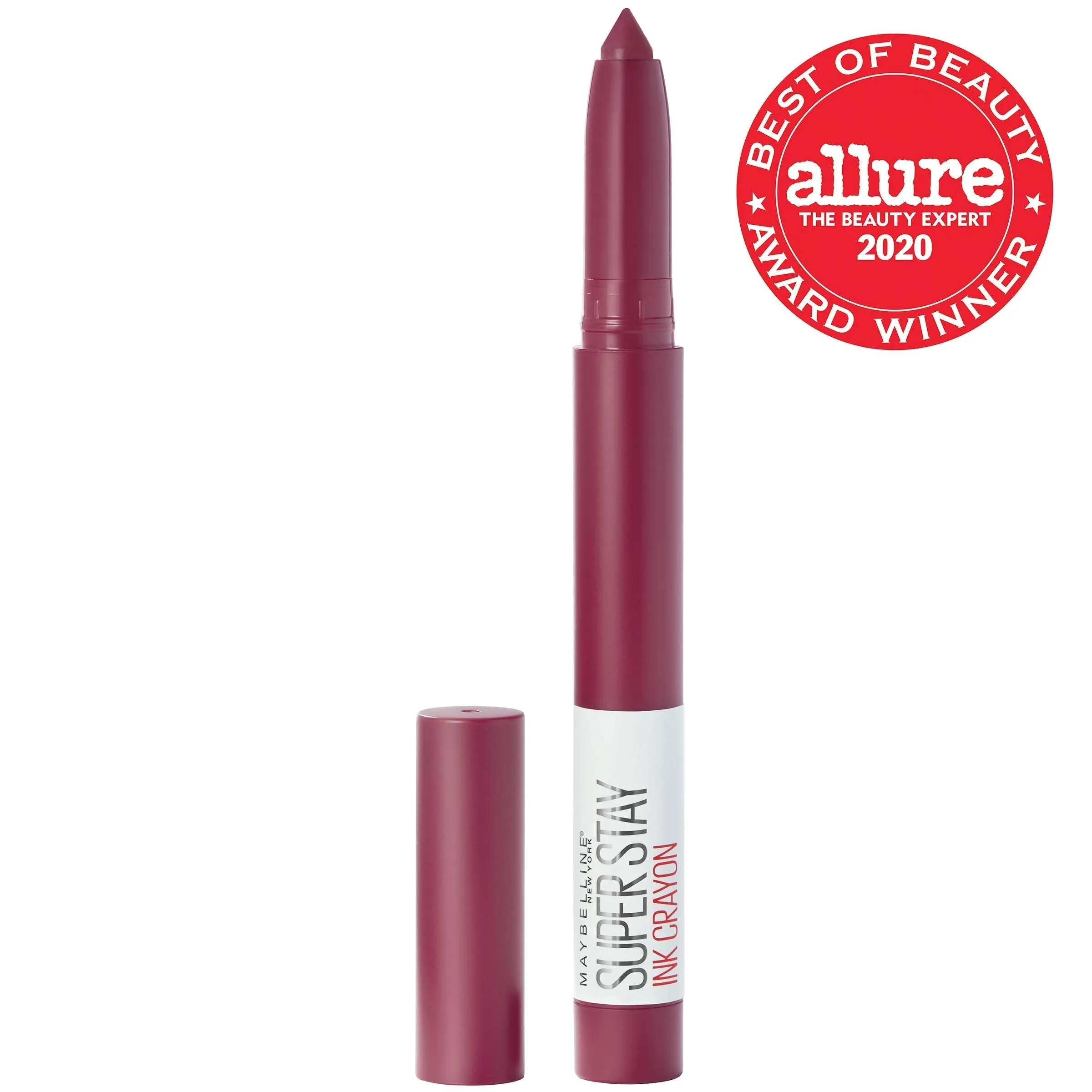 Maybelline SuperStay Ink Crayon Matte Longwear Lipstick With Built-in Sharpener, Accept A Dare, 0.04 Ounce