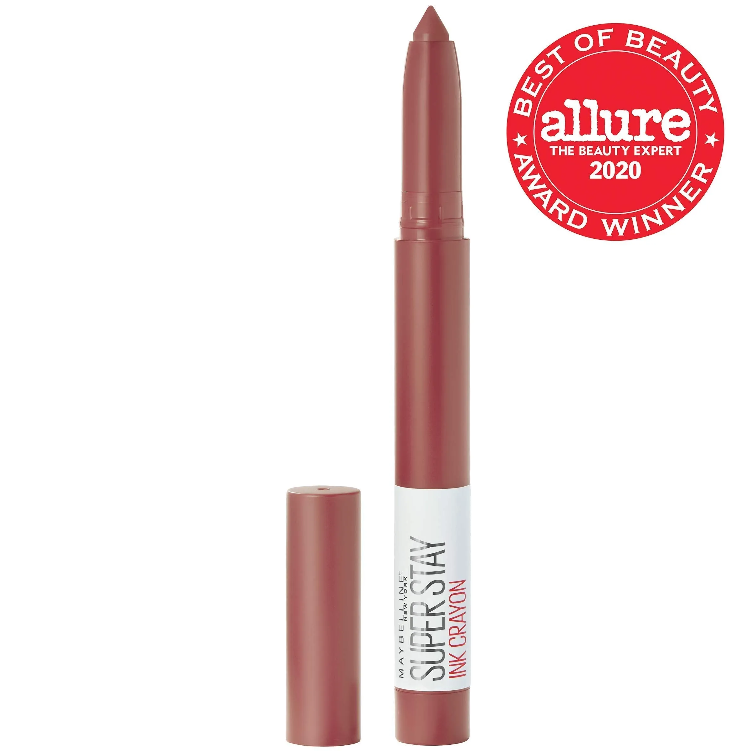 Maybelline SuperStay Ink Crayon Matte Longwear Lipstick With Built-in Sharpener, Enjoy The View, 0.04 Ounce