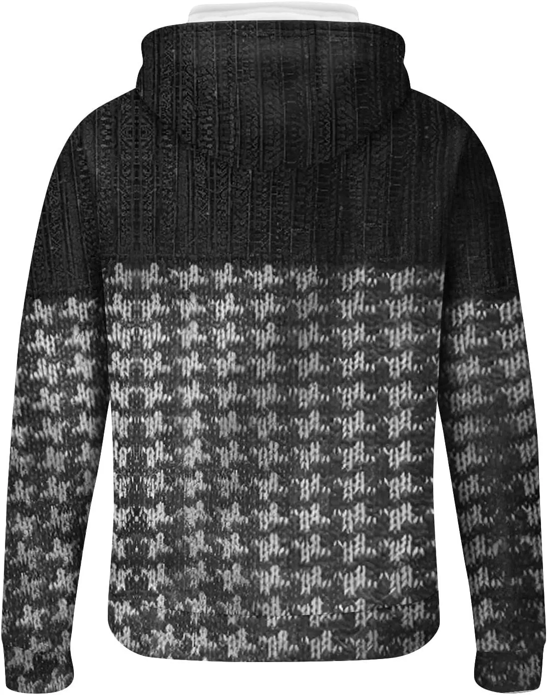 Mens Big and Tall Graphic Hoodie: Heavy Weight Workout Flannel Sweatshirt Designer Oversized Pullover