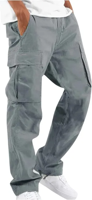 Mens Cargo Pants Lightweight Outdoor Comfort Fishing Work Pants Stretch Travel Regular Ripstop Camping Hiking Pants