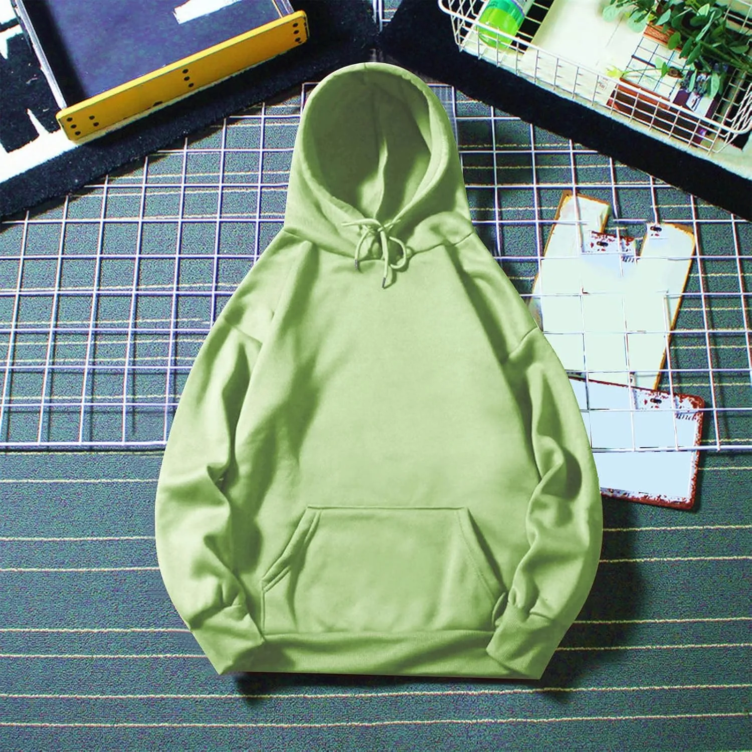Men's Casual Hooded Sweatshirts Oversized Lightweight Hoodie Sweatshirt Comfy Gym Drawstring Sweatshirts With Pockets