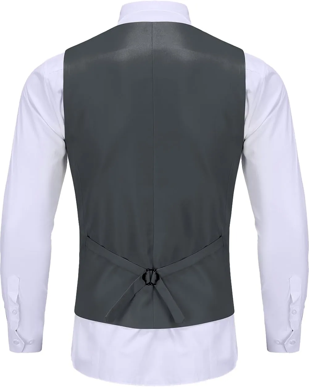 Men's Formal Dress Vest Business Slim Fit Sleeveless Tuxedo Suit Vest Waistcoat