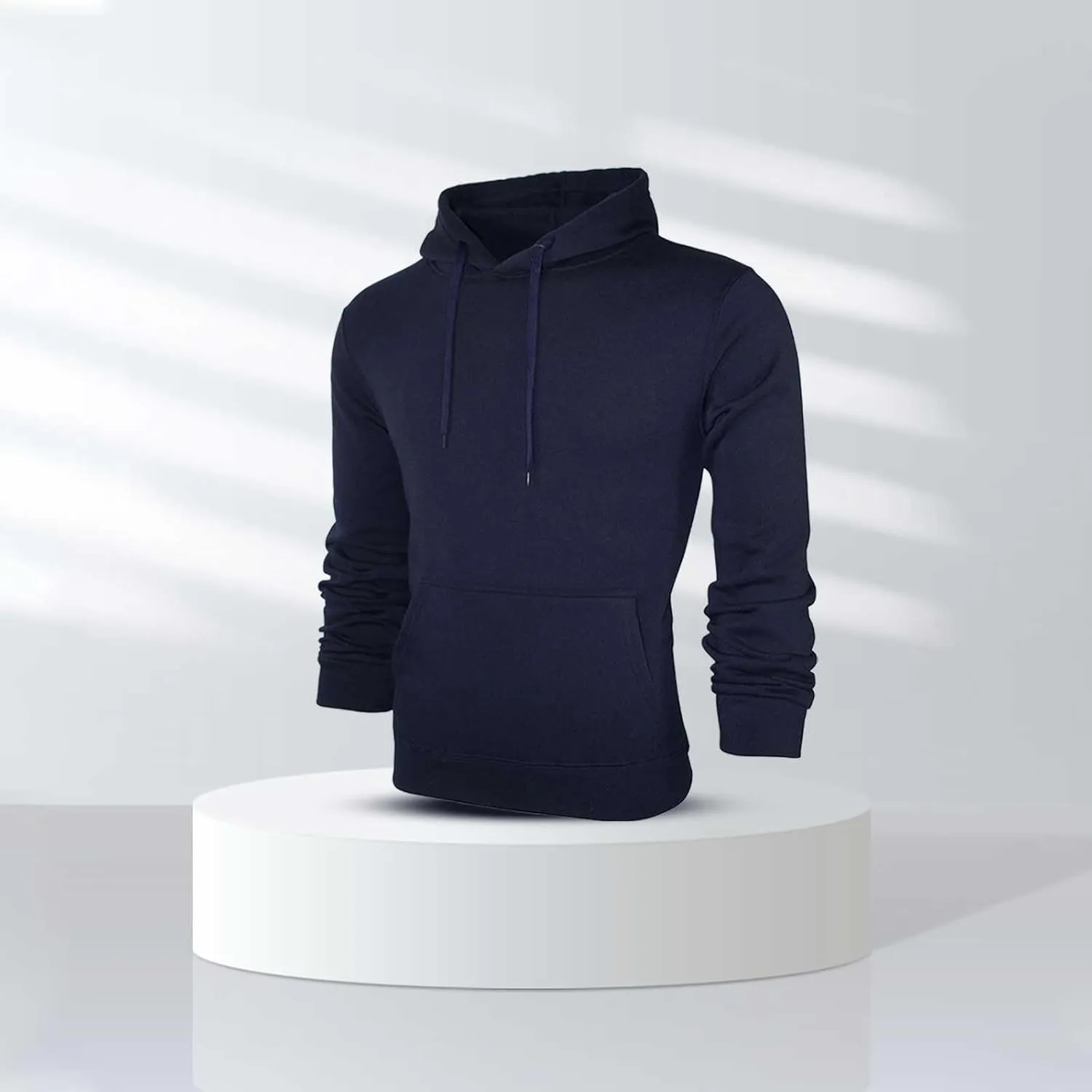 Men's Hooded Fleece Sweatshirt Hooded Shirt Sweat Men Luxury Hoodie With Zip Pockets Men's Hooded Fleece Sweatshirt
