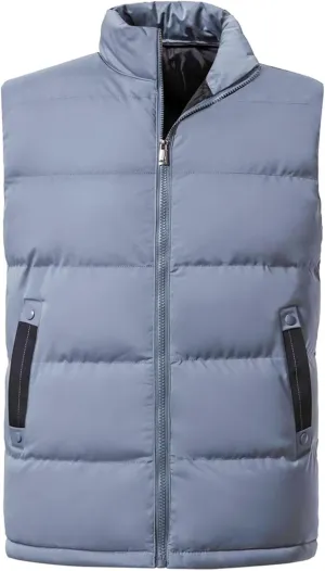 Men's Outerwear Vests Winter Warm Outdoor Padded Puffer Lightweight Vest