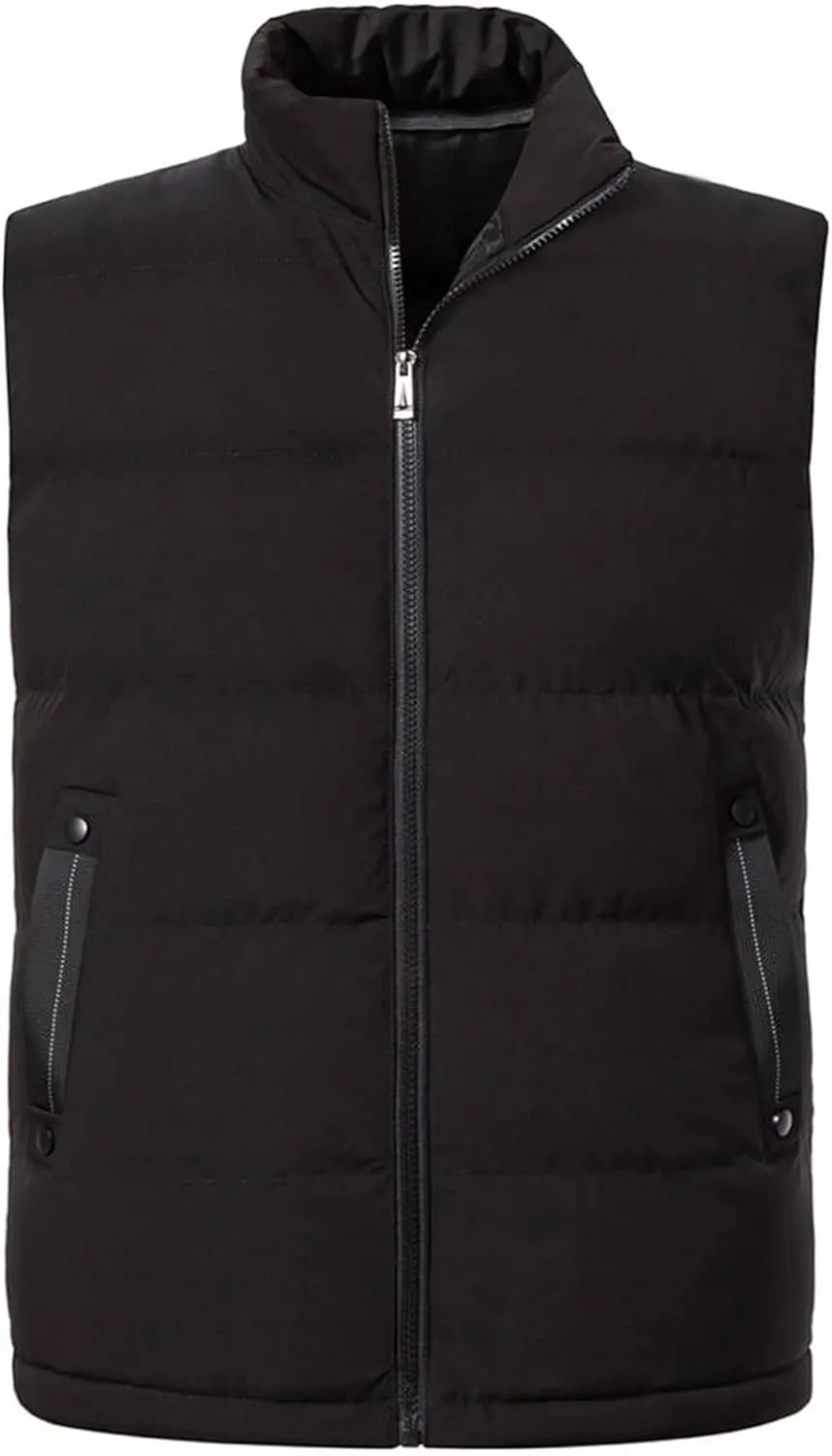 Men's Outerwear Vests Winter Warm Outdoor Padded Puffer Lightweight Vest