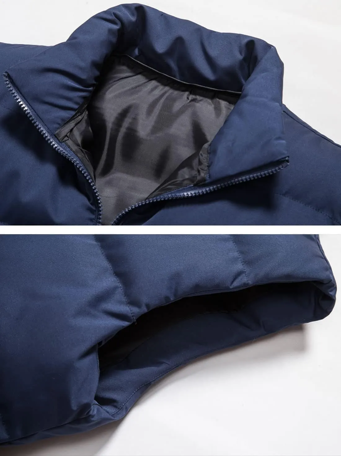 Men's Outerwear Vests Winter Warm Outdoor Padded Puffer Lightweight Vest