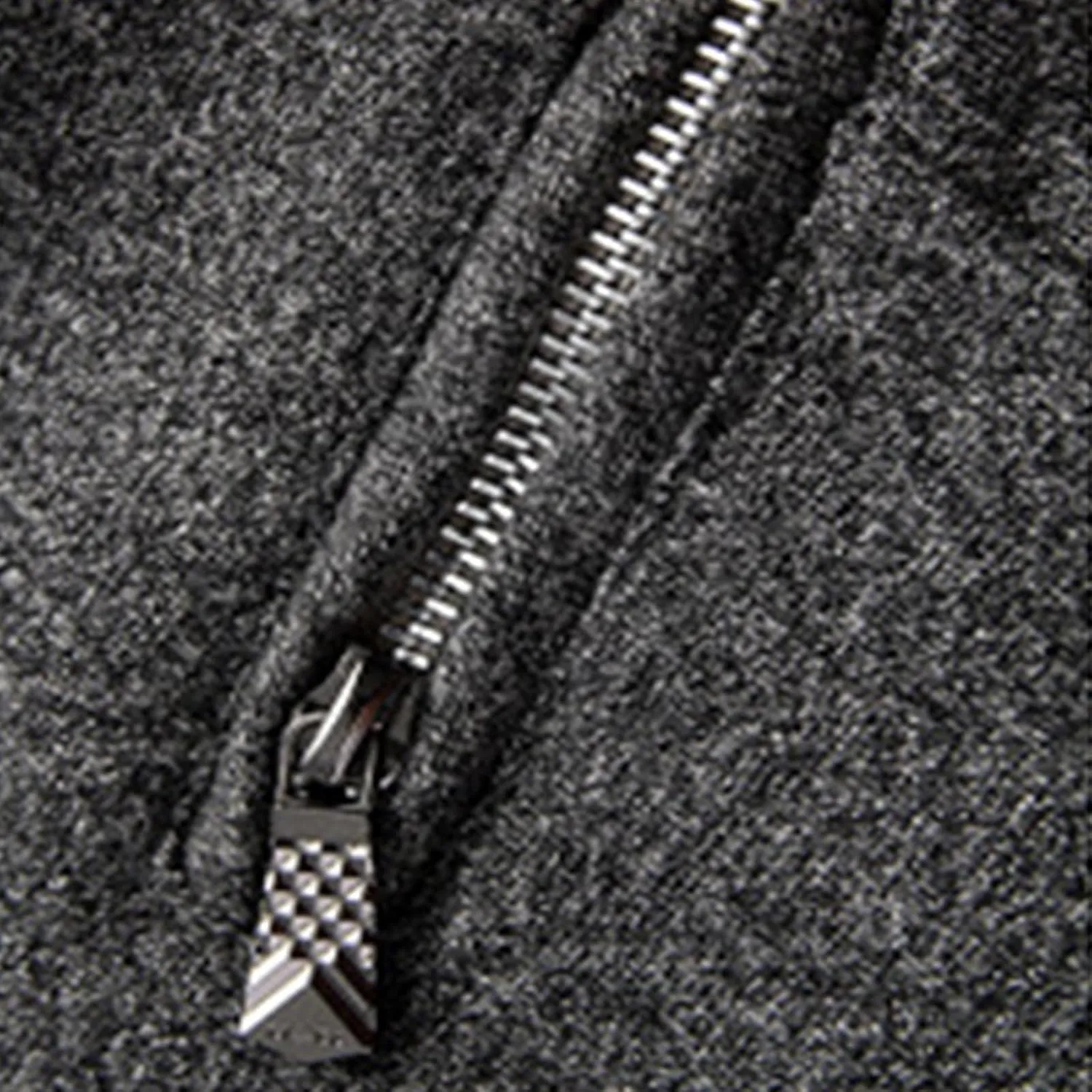 Men's Pea Coats Stand Collar Single-Breasted Trench Jackets Fall Winter Zipper Pocket Work Dress Overcoat Plus Size