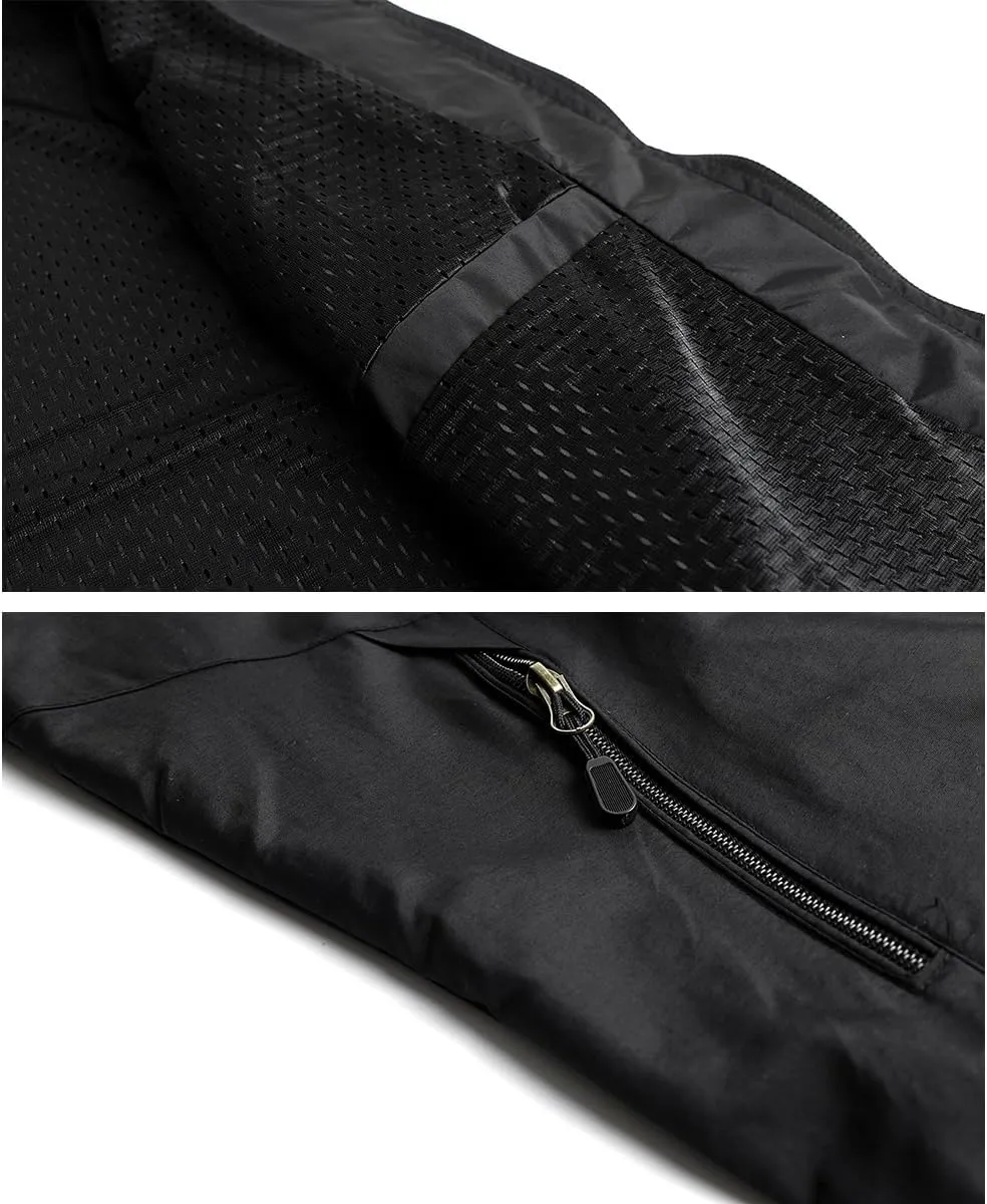 Mens Quick Dry Fishing Vests Lightweight Sleeveless Jackets with Zipper Pockets for Travel Hiking