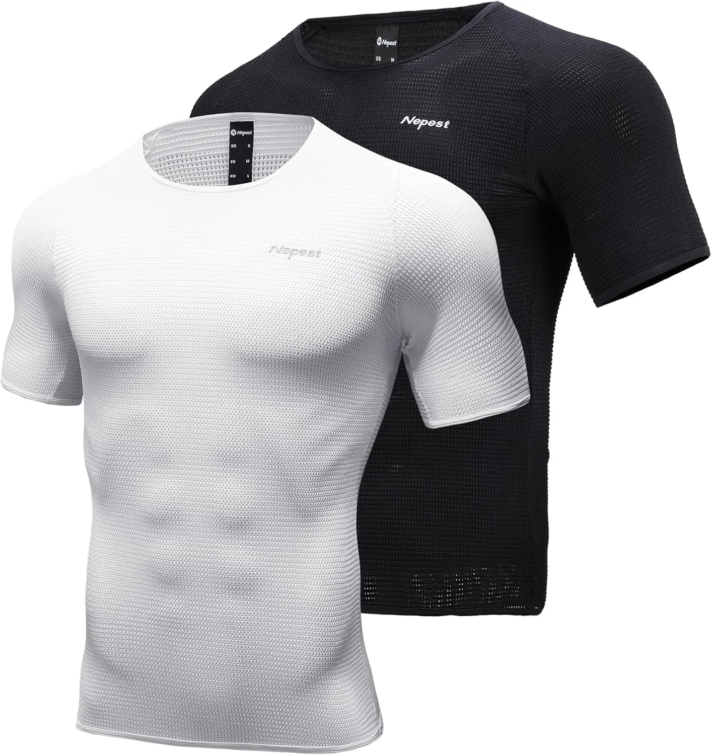 Mens Vests/Short Sleeve Biking Base Layer Mesh Sleeveless Cycling Baselayer Bicycle Ultralight Undershirts