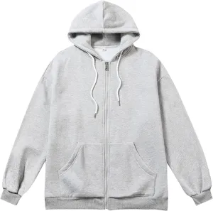 Mens Women Unisex Soild Basic Hooded Sweatshirt Couple Fleece Jacket Outwear With Pocket Zipper Hoodies Sweatshirt