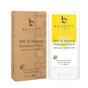 Mineral Sunscreen Stick - Zinc Oxide Sunscreen Lotion Stick, Best Sun Protection Travel Sunscreen Face and Body, Reef Safe Sunscreen, Natural Sunscreen Lotion Stick (No Tint)