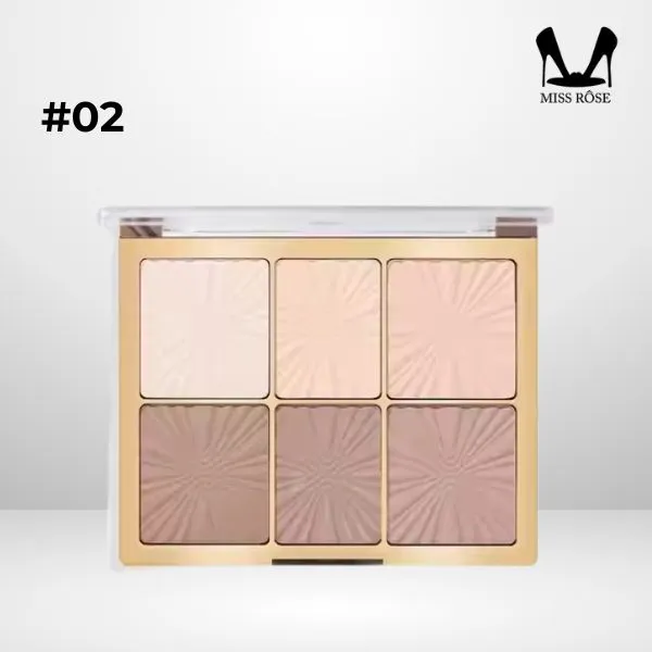 Miss Rose 6 Color Makeup Palette