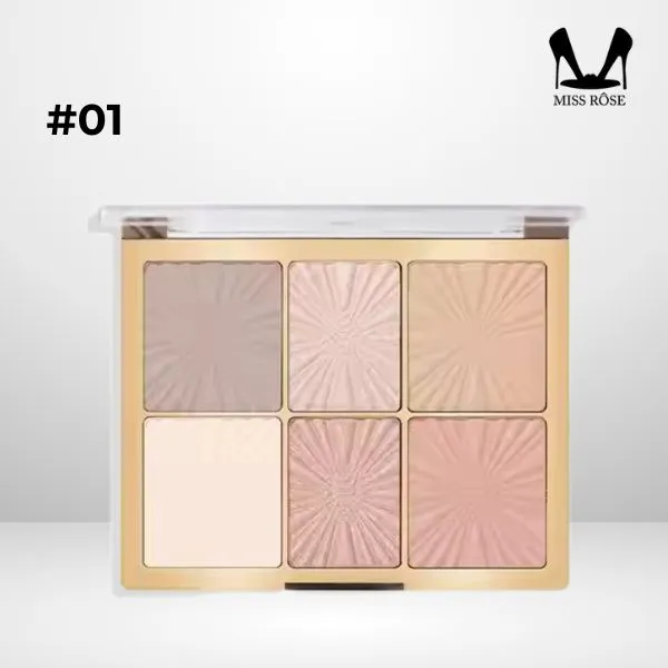 Miss Rose 6 Color Makeup Palette