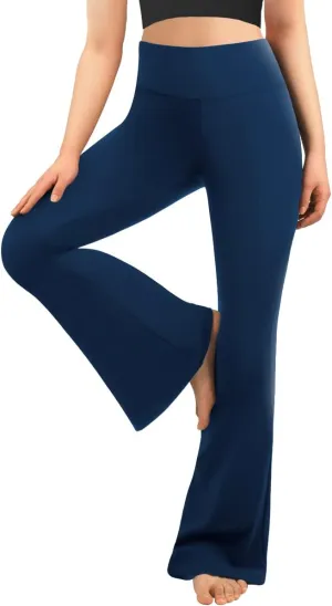MOREFEEL Womens Bootcut Yoga Pants - Flare Leggings for Women High Waisted Active Leggings Workout Lounge Jazz Dress Pants