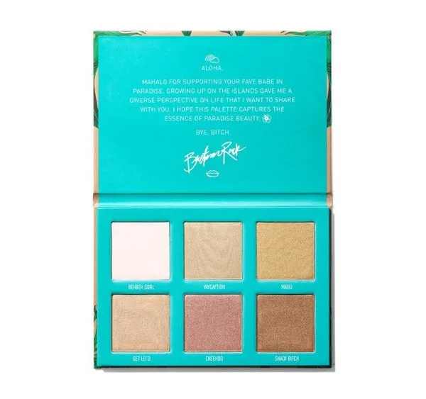 MORPHE X BRETMAN Babe in Paradise Highlighter Palette (With Fan Brush)