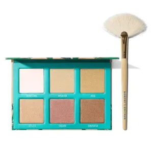 MORPHE X BRETMAN Babe in Paradise Highlighter Palette (With Fan Brush)