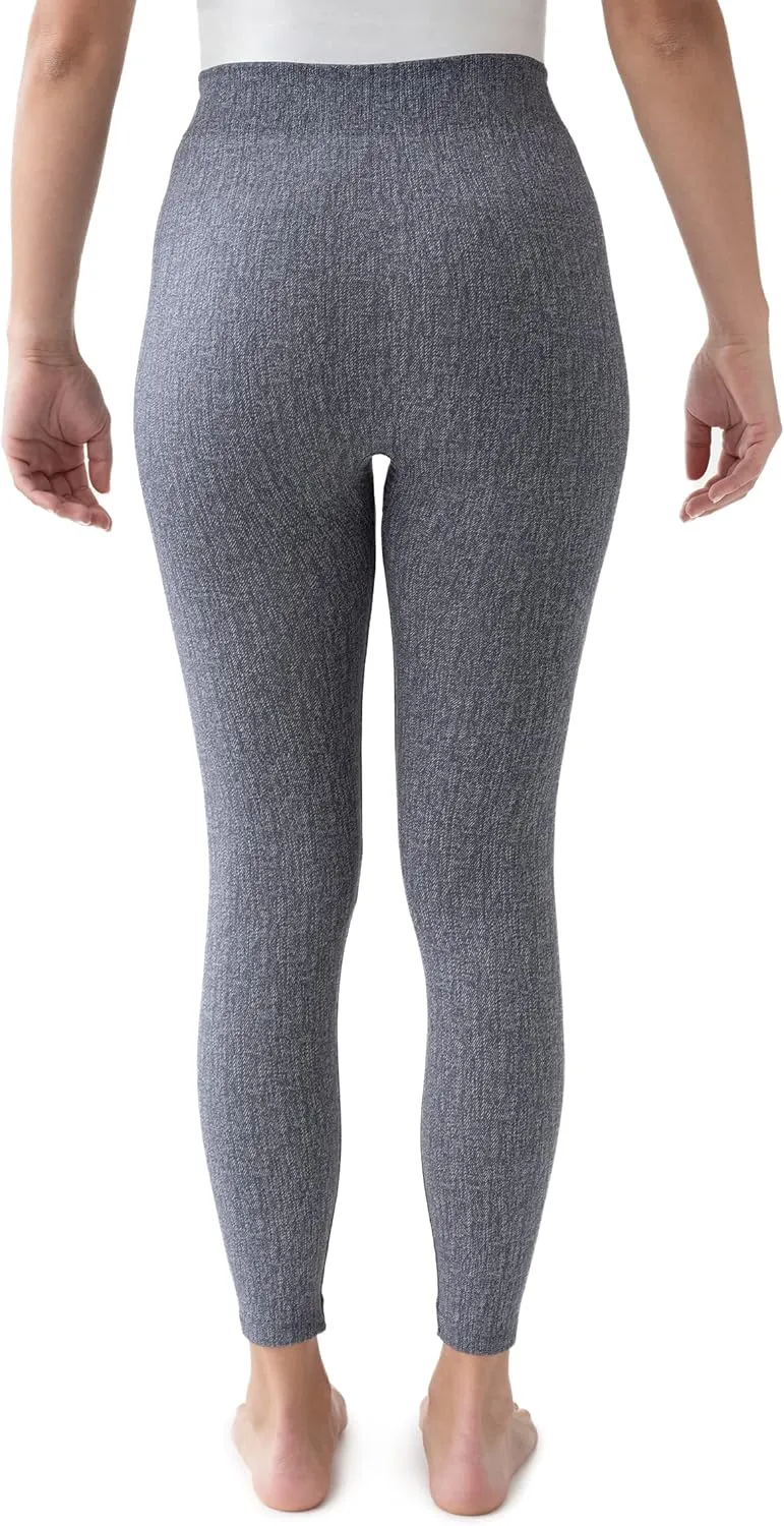 MUK LUKS Women's 2 Pack of Leggings