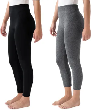 MUK LUKS Women's 2 Pack of Leggings